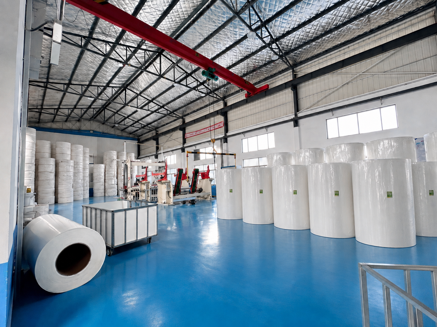 Raw materials and production warehouse
